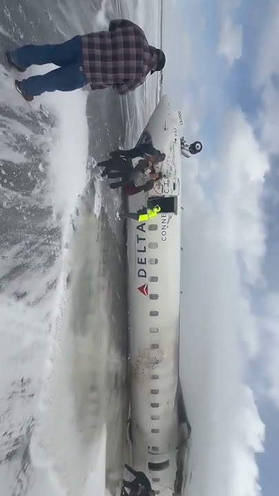 Delta Crash at Toronto Pearson Airport 17/02/2025 planecrash canada 