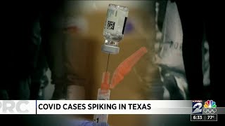COVID cases spiking in Texas