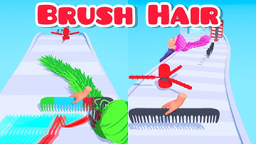 ✅Brush Hair. All Levels TOP Gameplay iOS Android Mobile Games Walkthrough New Update Max Level