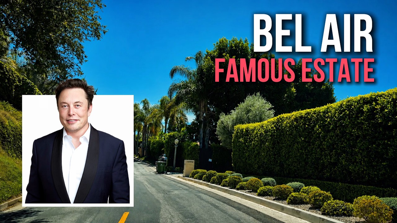 Driving Bel-Air 4K | Elon Musk’s $39.5M Estates & Jennifer Aniston’s $28M House POV