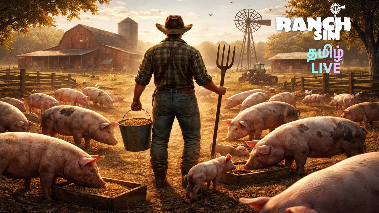 SHORTS LIVE🔴Ranch Simulator Vanga guys Lets Expand Pig Farming Tamil GAMEPLAY Episode 09