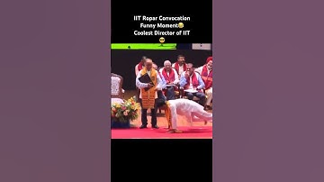 IIT Ropar Convocation #iitropar #iit #convocation #pookie #professor
