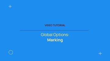 Marking Global Options in Avallain Author: Learn the basics