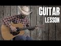 Intro to classic country and bluegrass strumming  beginner guitar lesson tutorial