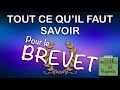 BREVET : TOUT ce qu'il faut savoir en maths + CONSEILS