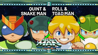 Robot Master Mayhem Day 2 Quint Snake Man vs Roll Toad Man
