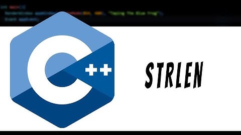 31-Curso C++ (98-11-14-17) - Strlen