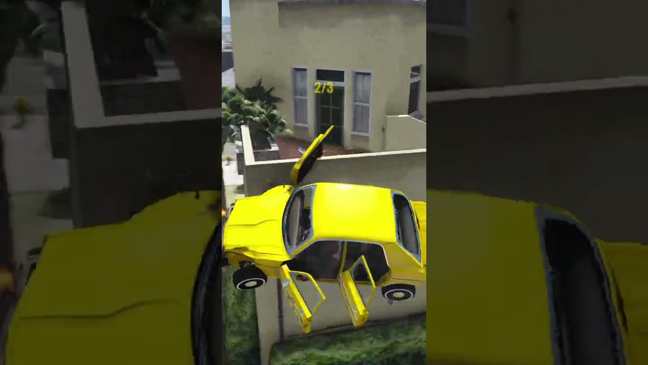 Low Survival Chance Car Crash Test in GTA 5!