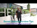What You Need To Know Before Dental School Interviews!