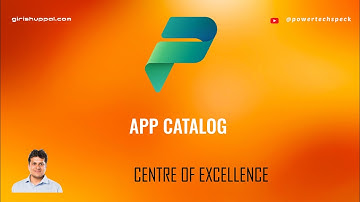 What is App Catalog in Centre of Excellence (CoE) starter kit ?