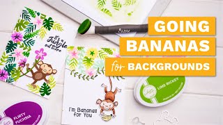 Going Bananas for Backgrounds! CP Designs x Sizzix