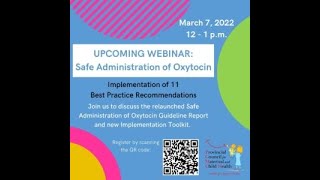 Safe Administration of Oxytocin