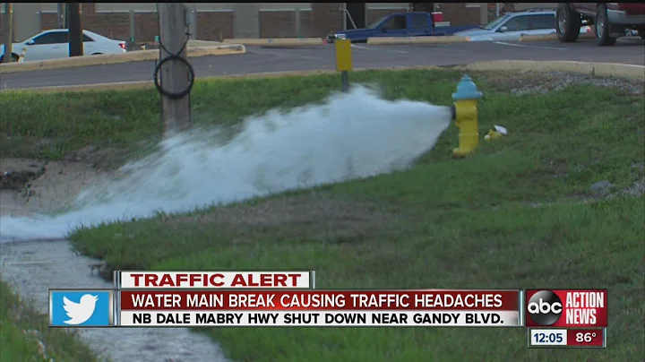 NB Dale Mabry remains closed near Gandy Blvd. in S...