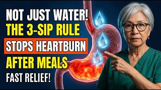It’s Not Just Water: The "3-Sip" Rule to Prevent Heartburn After Meals Gerd Heartburn And Water Again No Water With Your Meal