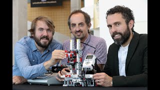Printing skin using Cardiff University's 3D bioprinter made from Lego