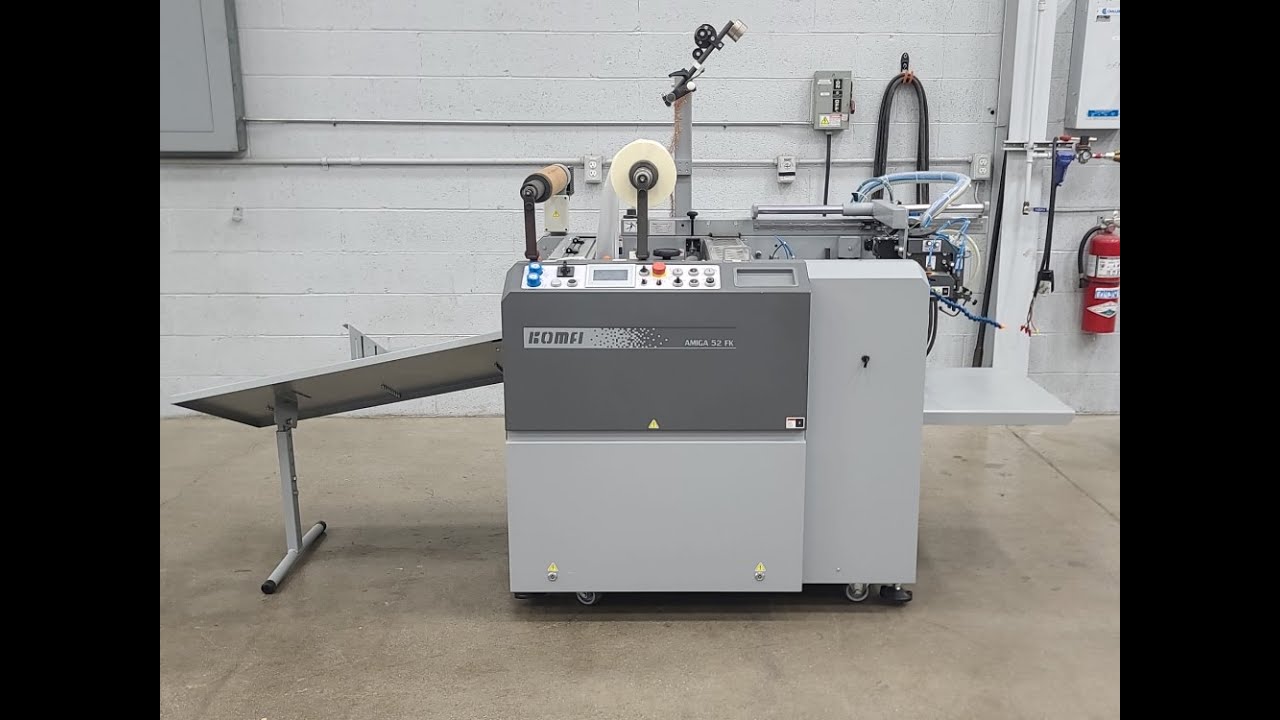 2017 Komfi Amiga 52 Automatic Laminator | Boggs Equipment