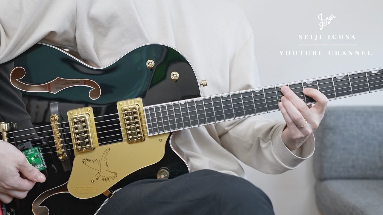 I tried installing an overdrive pedal on my Gretsch guitar. - YouTube