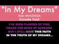 In my dreams from anastasia  karaoke track with lyrics on screen