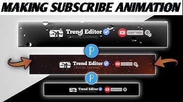 How to make subscribe and bell icon intro / Animation For Youtube 2021