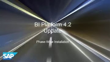 BI 4 2   Platform   Phase wise install   update