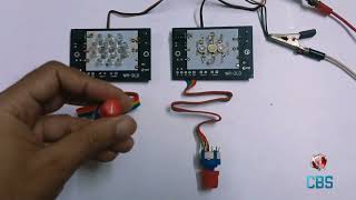 Circuit for heritage last wagon tail light by railway during night @Electronic-Project-Spot