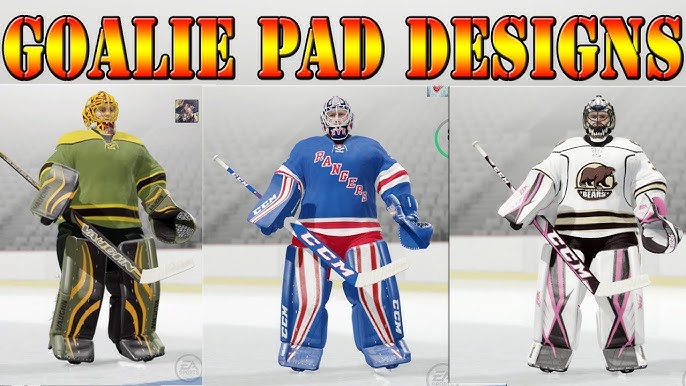 NHL 17 - The BEST Goalie Pad Designs (10+ DESIGNS) - FINALE 