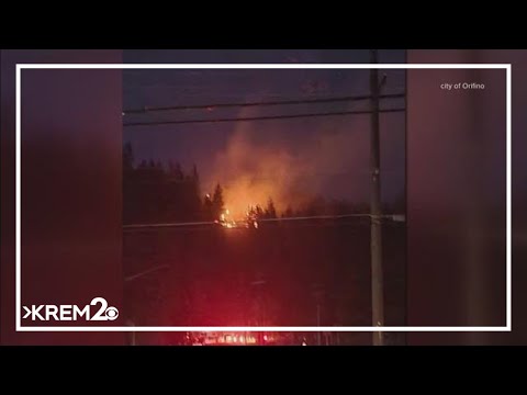 Law enforcement, fire crews responding to fire behind Orofino Elementary School