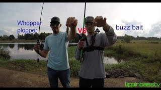 which works better?? buzz bait vs whopper plopper