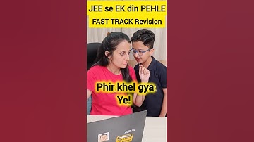 JEE 2024 Fast track Revision