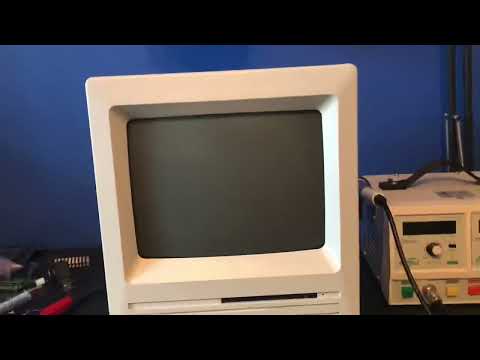 Mac SE + BlueSCSI + BMOW floppy emu