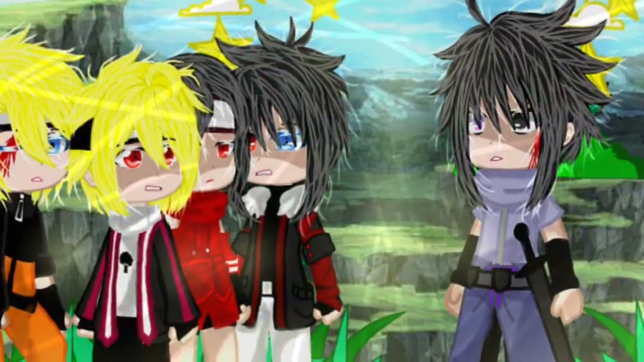 ✨•Menma, Boruto y Sarada•💛🖤🖤💙 || viajan al pasado || //parte 1/3 // *-🍅🍥🍜Sasunaru🍜🍥🍅-*😎🎉