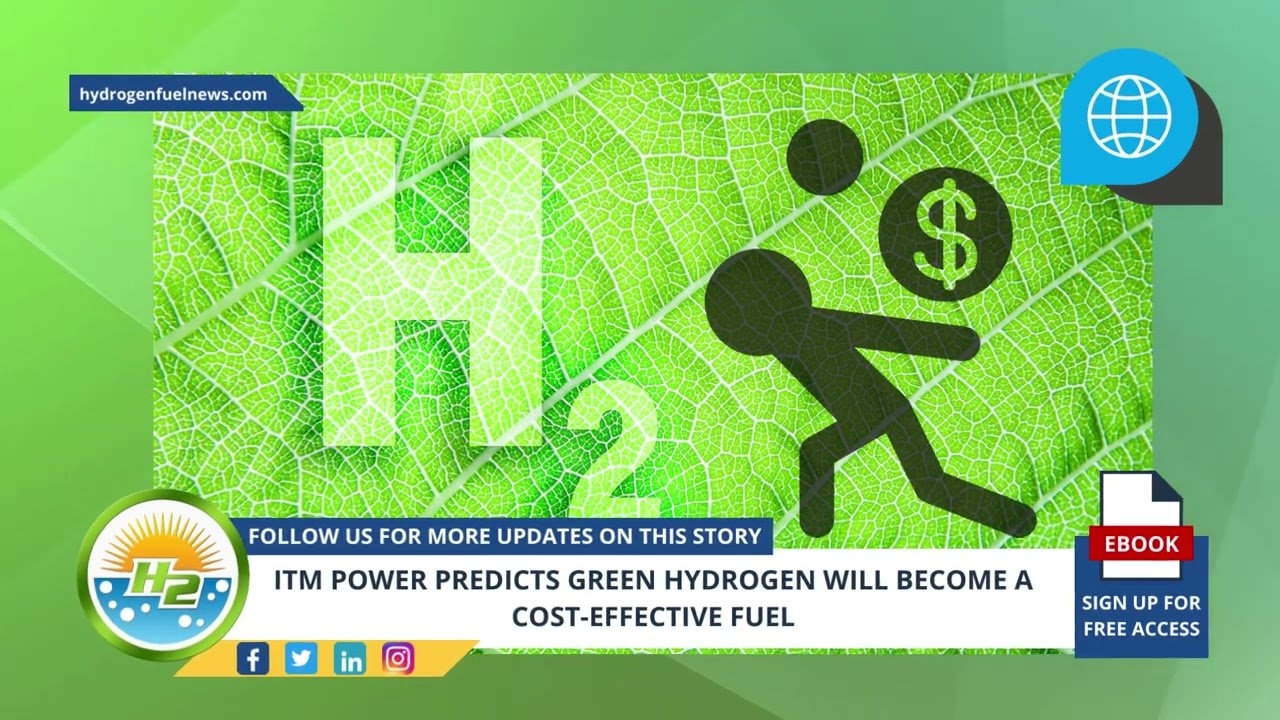 German Version - ITM Power predicts green hydrogen will become a cost effective fuel