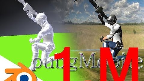 pubg new state  Battlegrounds Mobile India pubg tutorial in blender 3d model #krishnapal