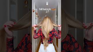 Easy Autumn hairstyle 🍂 #hair #hairstyle #easyhairstyle #tutorial #hairtutorial #hairhack