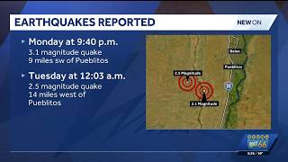 Two earthquakes reported in Central New Mexico