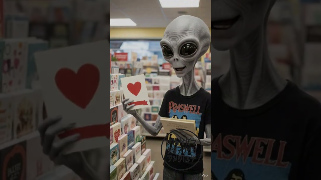 Extraterrestrial Exchange Student Discovers Printed Emotions 