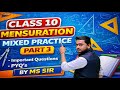 Mensuration क्षेत्रमिति class 10 practice (part 3)UP, CBSE& ICSE Board