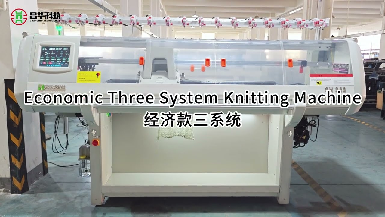 Ecomonic Three System Knitting Machine