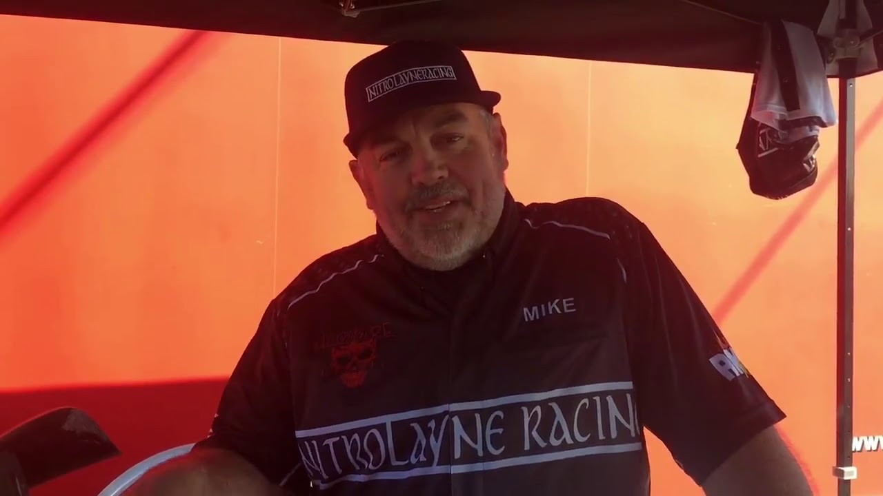 NHRA Top Fuel Harley - Interview with Mike Scott - Friday Morning - YouTube