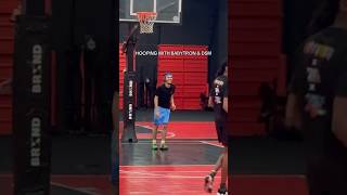 Hooping with @babytronDSM &amp; DSM in Atlanta 🦴🏀 #basketball #babytron #producer