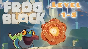 FROGBLOCK: Puzzle Adventure — Part 1 | Calm Puzzle Game Walkthrough