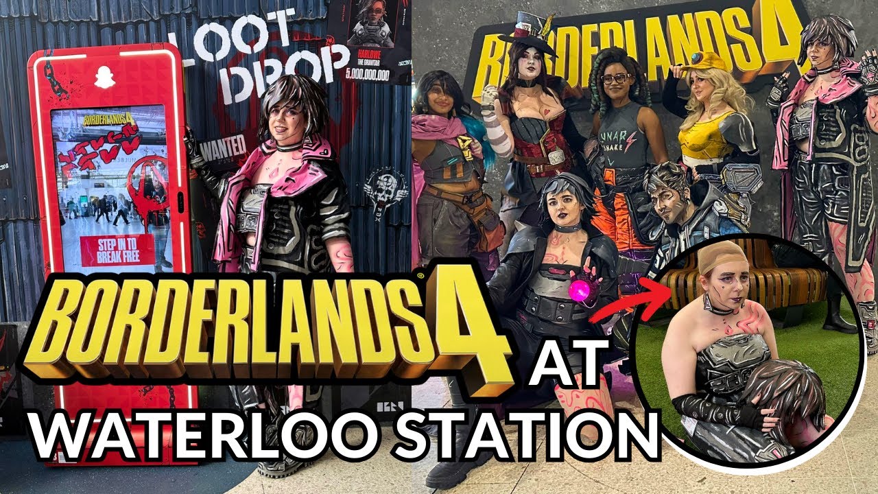 Borderlands 4 TAKES OVER Waterloo Station! 😱 | Borderlands 4 Cosplay Event in London