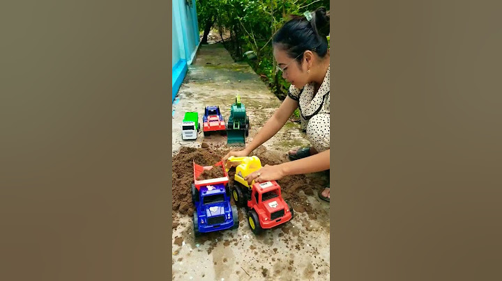 xe cẩu, xe cuốc, xe bồn, xe ben, xe ủi, sáng múc #shorts