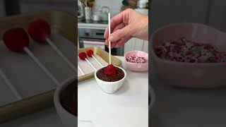 Choc Covered Strawberry Pops  sahm easydesserts dessertideas dessert baking momhacks