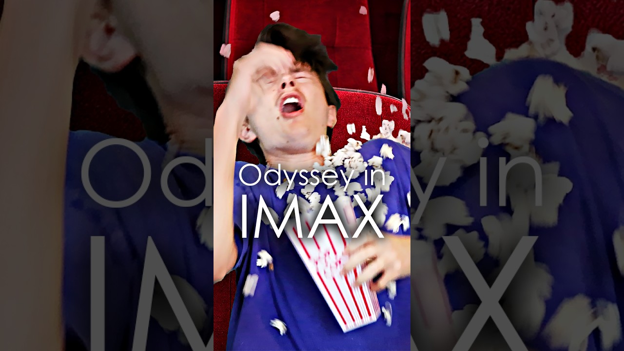 Watching the Odyssey in IMAX #odyssey #christophernolan #imax #funny #meme #comedy