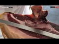 Cómo cortar jamón tutorial: Corte de la maza la bola del fémur