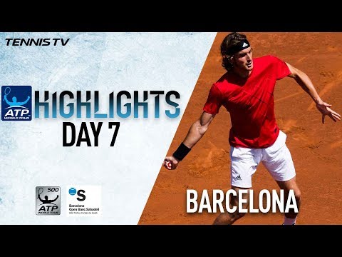 Highlights: Tsitsipas Upsets Thiem, Rafa Rallies In Barcelona 2018