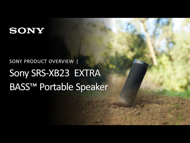 Altavoz Bluetooth portátil Sony SRS-XB23, sonido EXTRA BASS