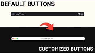 How to make a CUSTOM TITLE BAR in ELECTRON JS | Electron JS Tutorial