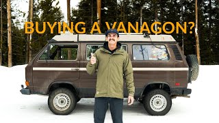 Watch This BEFORE Buying a Vanagon!